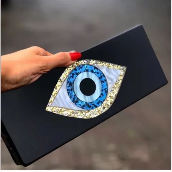 Handbags - Evil eye clutch